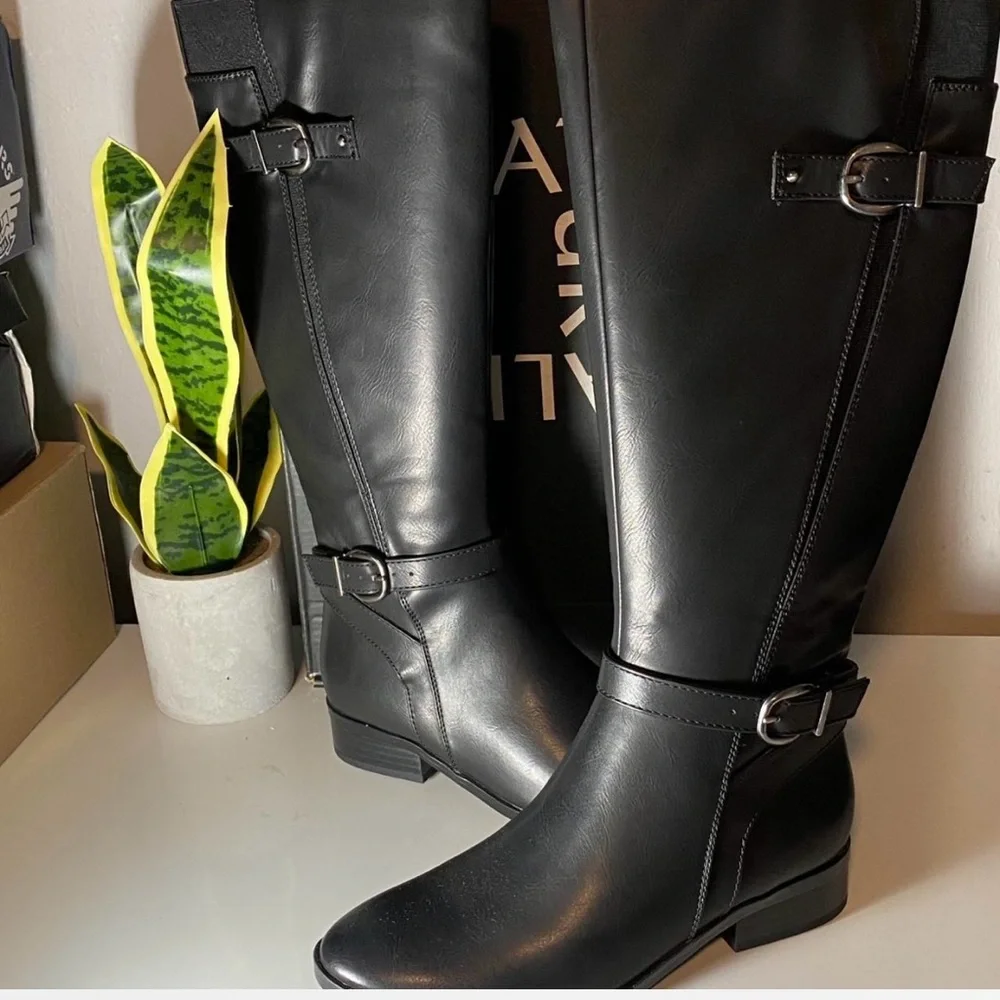 Naturalizer Black  Knee-High Boots‎